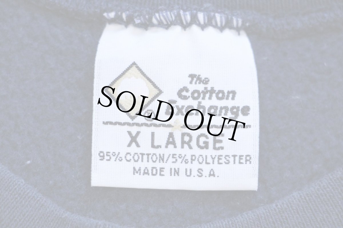 画像4: 90s USA製 The Cotton Exchange DUKE アップリケ リバースウィーブ スウェット 紺 XL (4)