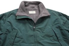画像3: 90s L.L.Bean フリースライナー ナイロン マウンテンジャケット 緑 (3)