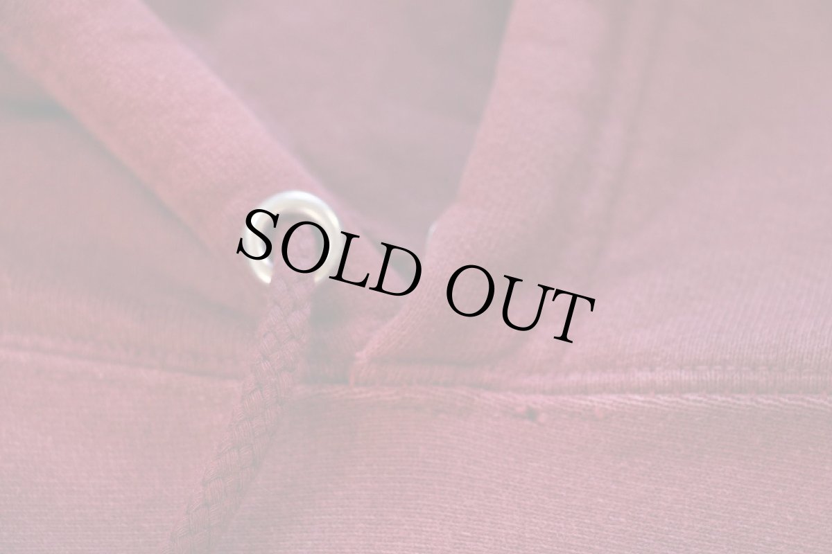 画像6: 90s USA製 MV SPORT COLGATE リバースウィーブ スウェットパーカー バーガンディ L★フーディー (6)