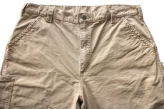 画像4: 00s メキシコ製 carharttカーハート ライトダック地 ペインターパンツ カーキ W40 L34 (4)
