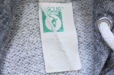 画像4: 80s USA製 DISCUS 無地 スウェットパーカー 杢グレー M★B フーディー ブランク (4)