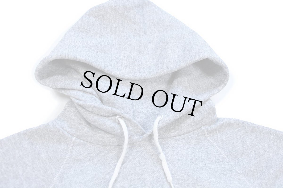 画像3: 80s USA製 DISCUS 無地 スウェットパーカー 杢グレー M★フーディー ブランク (3)