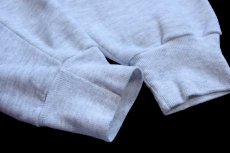 画像7: 90s USA製 Leeリー 無地 スウェット ジップパーカー 杢ライトグレー L★フーディー ブランク (7)