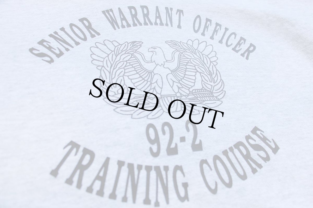 画像4: 90s USA製 DISCUS SENIOR WARRANT OFFICER TRAINING COURSE スウェットパーカー 杢ライトグレー XL★フーディー (4)