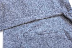 画像6: 80s USA製 DISCUS 無地 スウェットパーカー 杢グレー M★B フーディー ブランク (6)