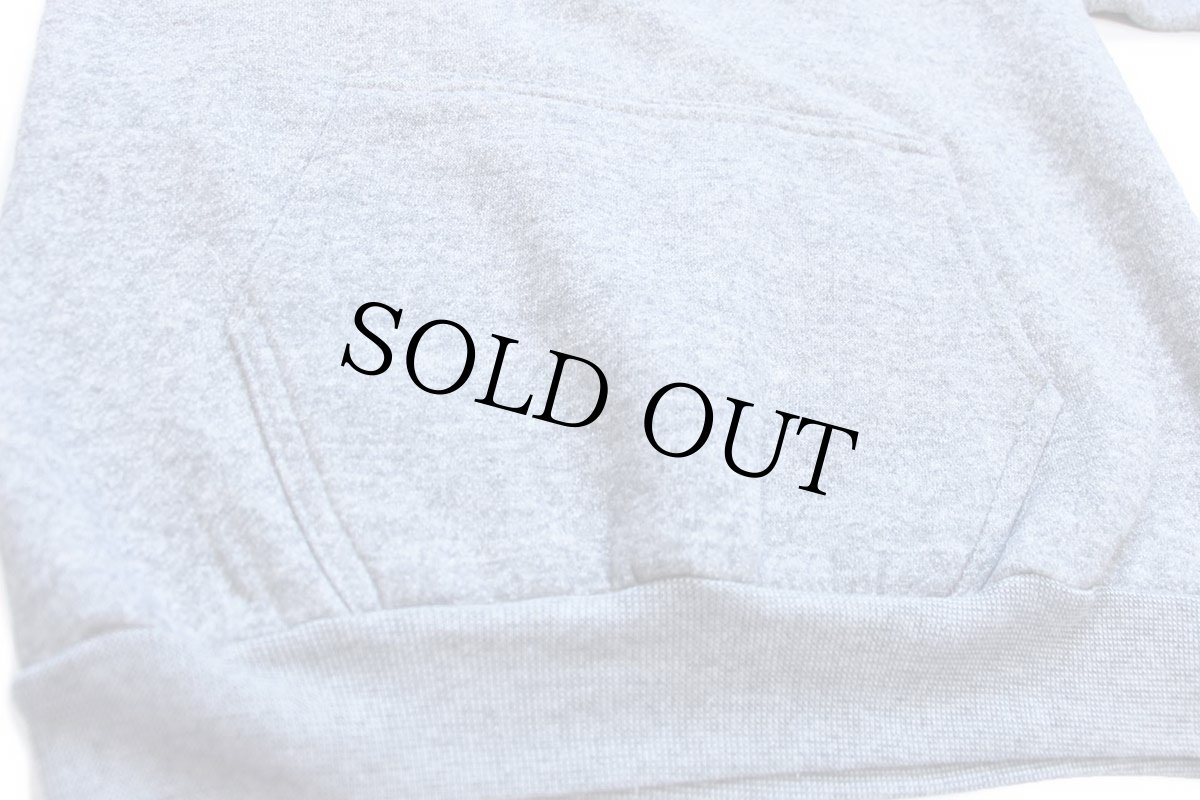 画像5: 80s USA製 DISCUS 無地 スウェットパーカー 杢グレー M★フーディー ブランク (5)