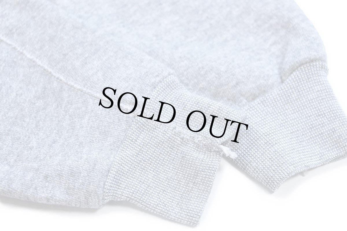 画像6: 80s USA製 DISCUS 無地 スウェットパーカー 杢グレー M★フーディー ブランク (6)