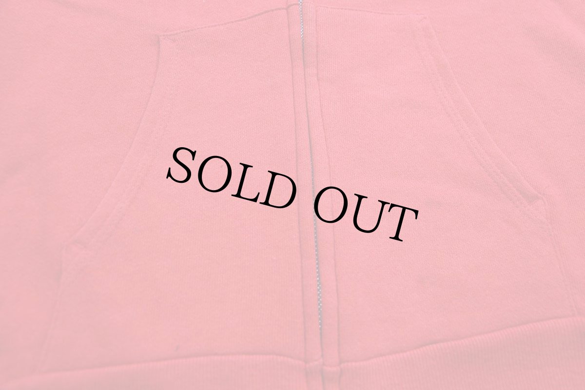 画像7: 80s USA製 Hanes 無地 スウェット ジップパーカー 赤 S★フーディー ブランク (7)