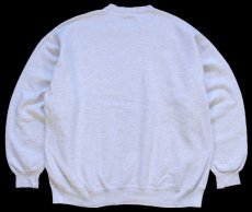 画像2: 90s USA製 RUSSELLラッセル OREGON 前V スウェット 杢ライトグレー XXL★特大 (2)