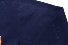 画像7: 90s USA製 RUSSELLラッセル AUBURN ペンキ飛び 前V スウェット 紺 M (7)