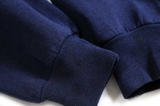 画像6: 90s USA製 RUSSELLラッセル AUBURN ペンキ飛び 前V スウェット 紺 M (6)