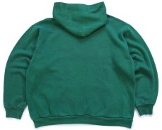 画像2: 80s USA製 RUSSELLラッセル Fickling & Walker スウェットパーカー 緑 XL★フーディー (2)