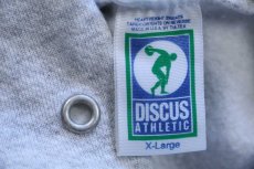 画像5: 90s USA製 DISCUS SENIOR WARRANT OFFICER TRAINING COURSE スウェットパーカー 杢ライトグレー XL★フーディー (5)