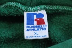 画像4: 80s USA製 RUSSELLラッセル Fickling & Walker スウェットパーカー 緑 XL★フーディー (4)