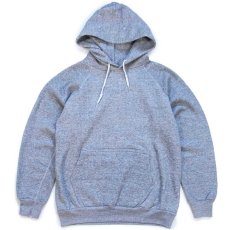 画像1: 80s USA製 DISCUS 無地 スウェットパーカー 杢グレー M★A フーディー ブランク (1)