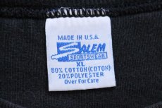 画像5: 90s USA製 SALEM NFL JACKSONVILLE JAGUARS ひび割れプリント 前V スウェット 黒 フェード XL (5)