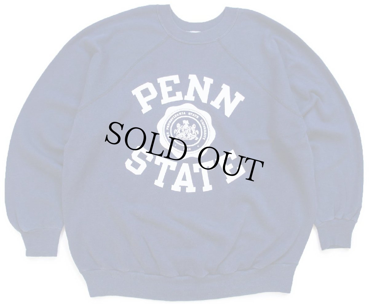 画像1: 80s USA製 Championチャンピオン PENN STATE スウェット 紺 XL (1)