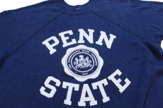 画像3: 80s USA製 Championチャンピオン PENN STATE スウェット 紺 XL (3)
