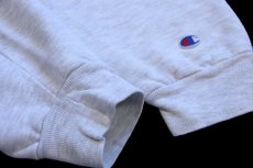 画像5: 90s USA製 Championチャンピオン HARVARD 前V スウェット 杢ライトグレー XXL★特大 (5)