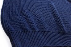画像5: L.L.Bean 無地 ローゲージ コットンニット セーター 紺 XL-T (5)