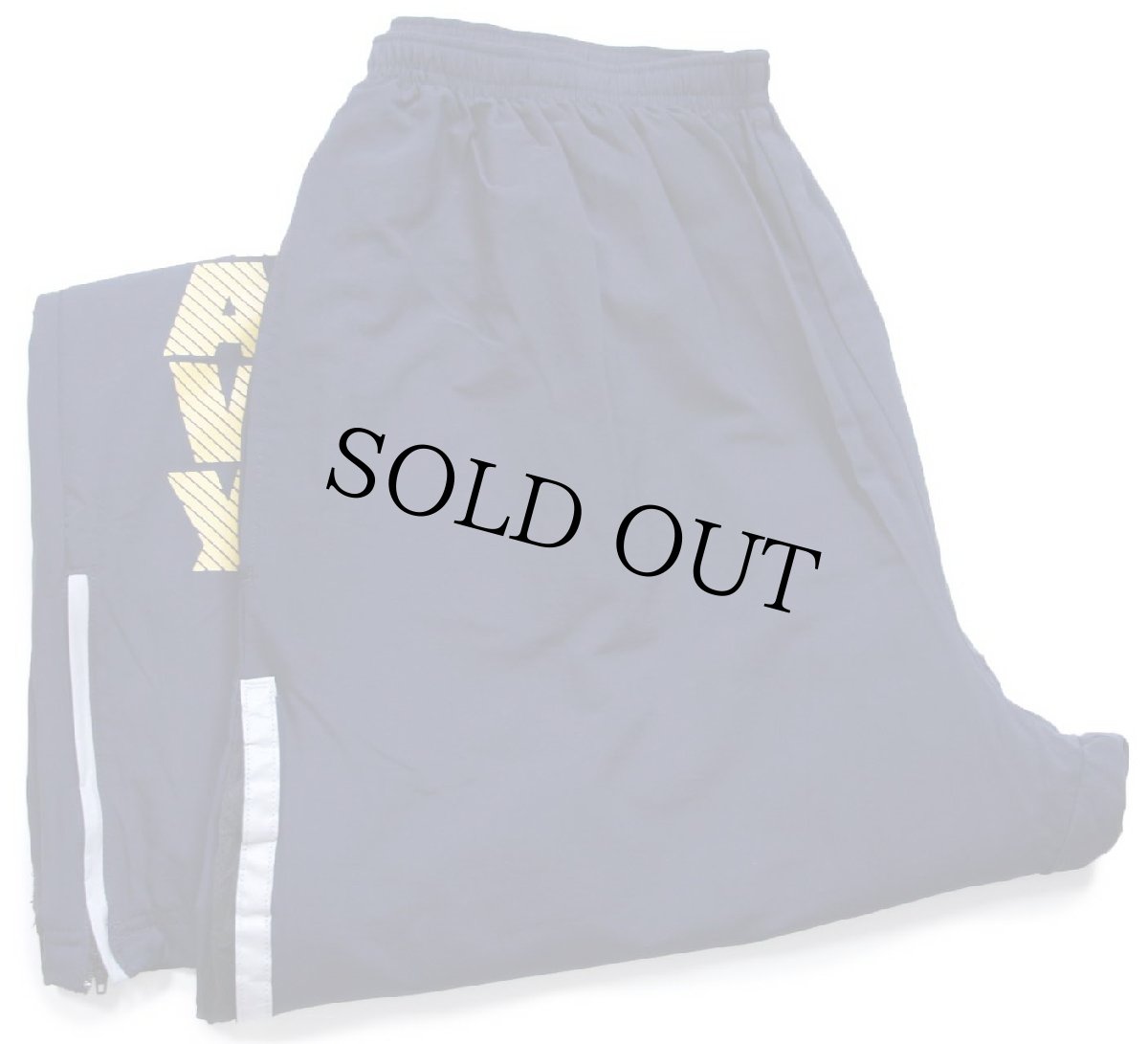 画像1: 16 米軍 U.S.NAVY RUNNING SUIT トレーニング ナイロンパンツ 紺 L/R★04 (1)