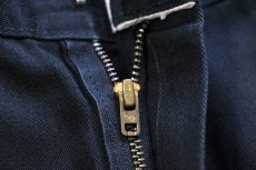 画像7: 80s USA製 Dickiesディッキーズ ツータック ワークパンツ 黒 W36 L30 (7)