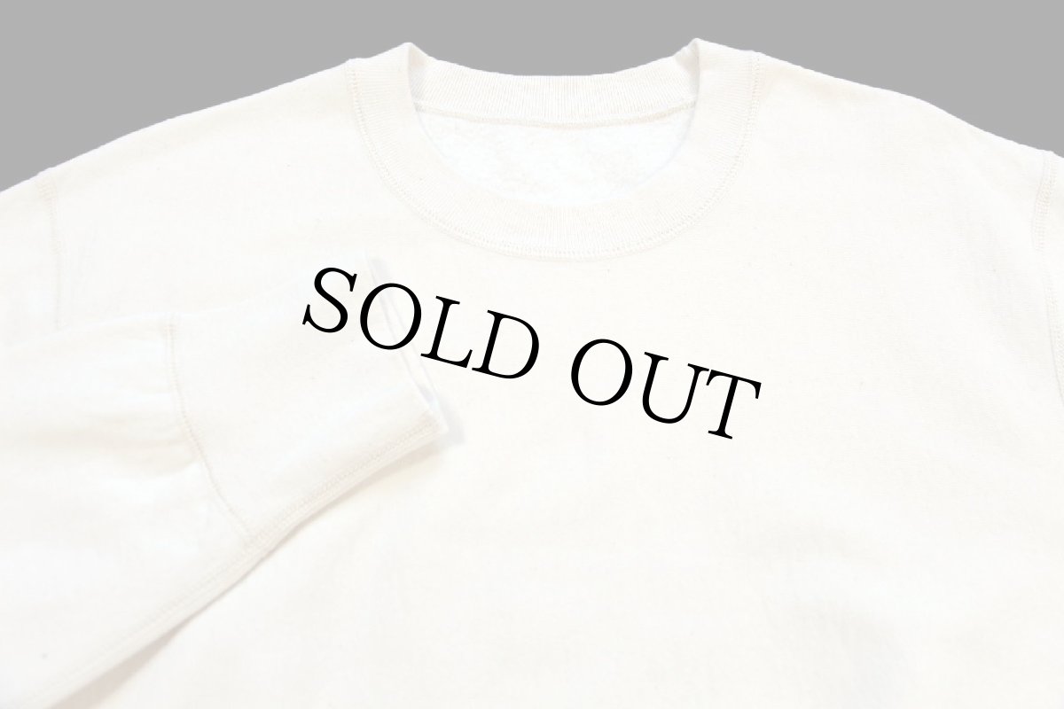 画像3: カナダ製 無地 コットン リバースウィーブ スウェット 生成り M★ブランク (3)