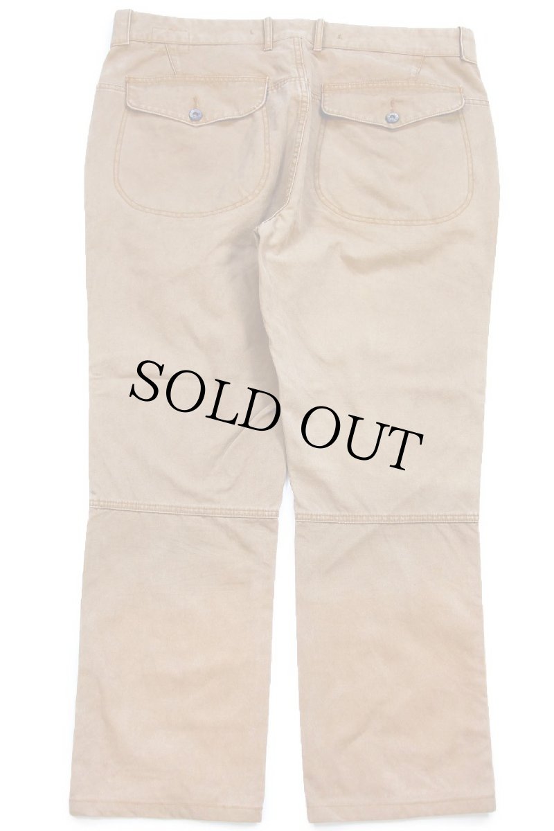 画像3: 00s ポロ ラルフローレン ダブルニー コットン ダック地 ワークパンツ 茶 W38★A (3)