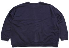 画像2: 00s carharttカーハート 無地 スウェット 黒 フェード 4XL★超特大 ブランク (2)