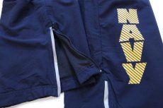 画像7: 16 米軍 U.S.NAVY RUNNING SUIT トレーニング ナイロンパンツ 紺 M/S★02 (7)