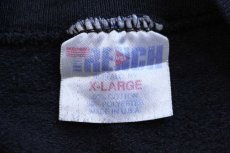 画像4: 90s USA製 NFL ATLANTA FALCONS アメフト ひび割れプリント カットオフ ノースリーブ スウェット 黒 フェード XL (4)