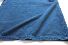 画像5: 90s USA製 McINTOSH & SEYMOUR 無地 ヘンリーネック コットン スウェット 後染め 青緑 XL★ピグメントダイ (5)