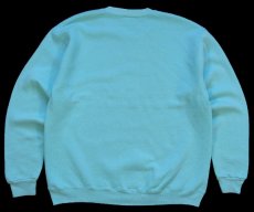 画像2: 80s USA製 RUSSELLラッセル AVALON アンカーマーク 前V スウェット ミント L (2)