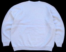 画像2: 90s USA製 サボテン サン スマイル ヤシの木 刺繍 スウェット 杢ホワイト XXL★特大 (2)