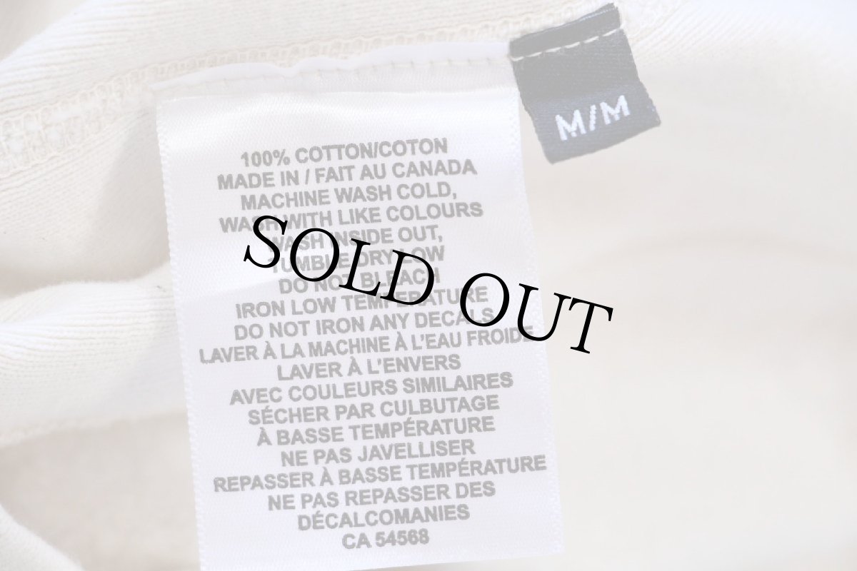 画像4: カナダ製 無地 コットン リバースウィーブ スウェット 生成り M★ブランク (4)