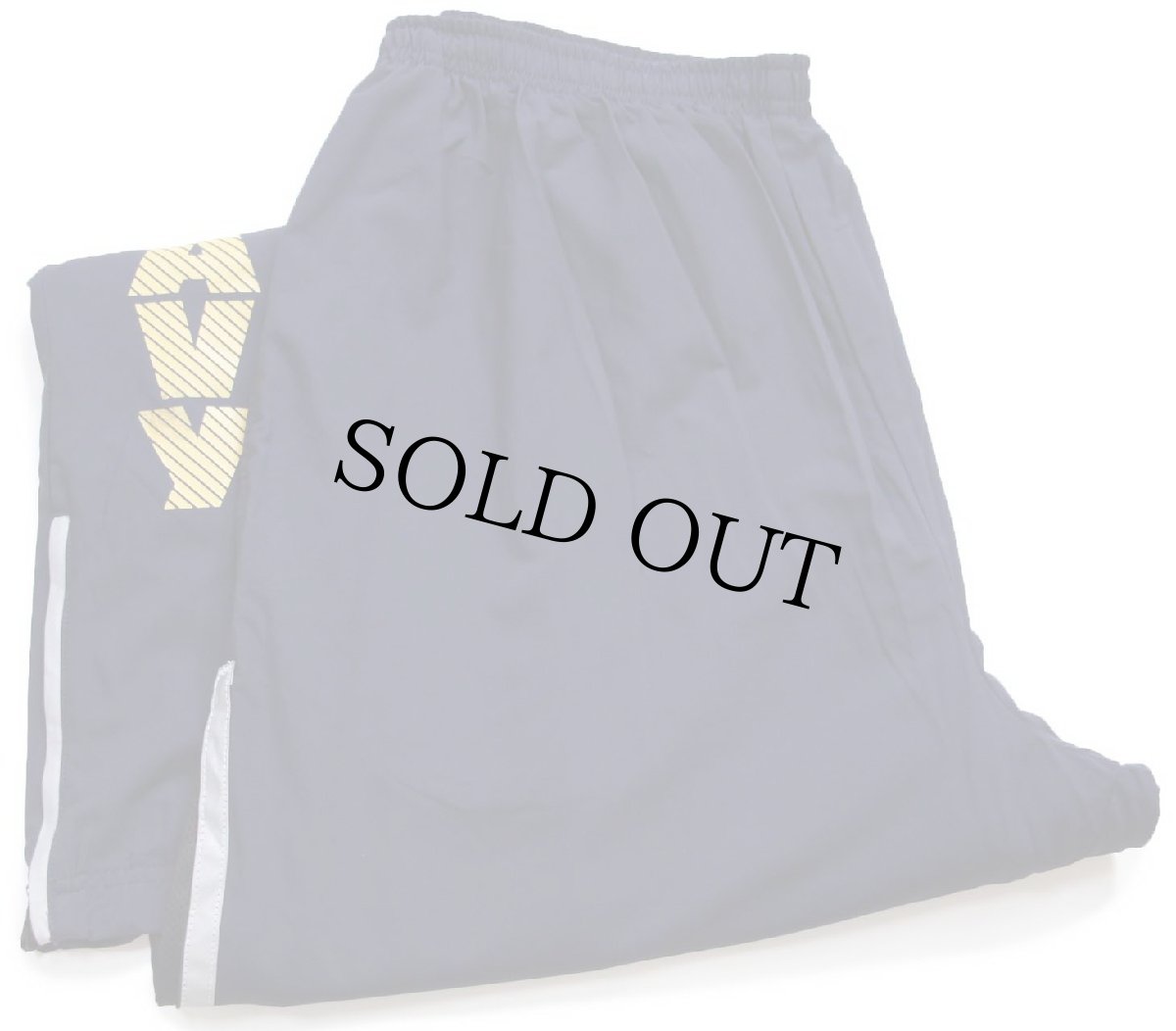 画像1: 16 米軍 U.S.NAVY RUNNING SUIT トレーニング ナイロンパンツ 紺 L/S★03 (1)