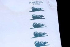 画像7: 90s USA製 HOMEWOOD SUITES ダック スウェットパンツ 白 XL★RUSSELLラッセル (7)