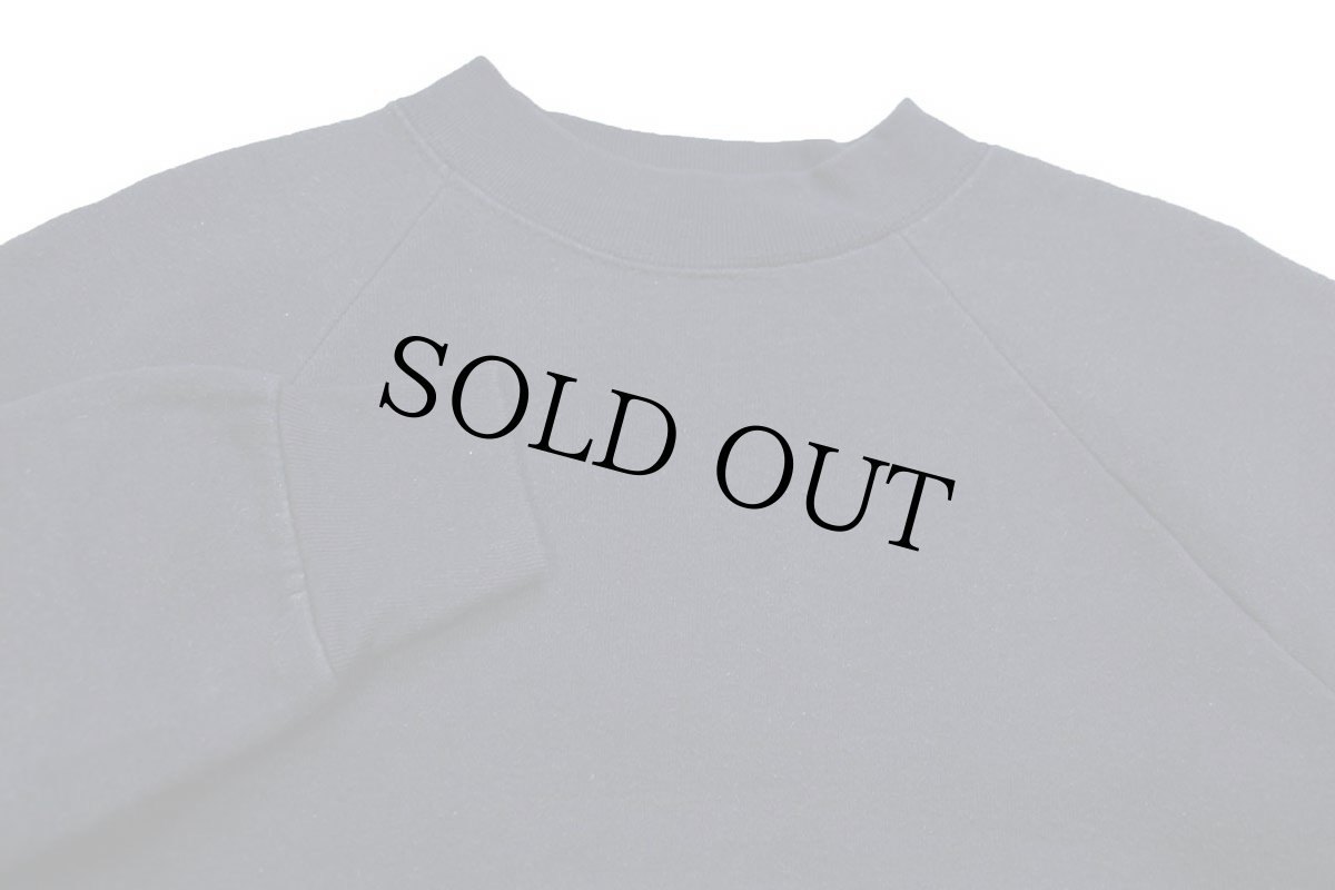 画像3: 90s USA製 FRUIT OF THE LOOM 無地 スウェット 黒 S★ブランク (3)