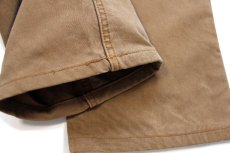 画像9: 00s ポロ ラルフローレン ダブルニー コットン ダック地 ワークパンツ 茶 W38★A (9)