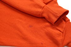 画像6: 80s USA製 JERZEES 無地 スウェット オレンジ 3X★特大 ブランク RUSSELLラッセル (6)