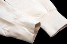 画像5: カナダ製 無地 コットン リバースウィーブ スウェット 生成り M★ブランク (5)