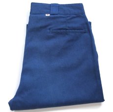 画像1: 80s USA製 Dickiesディッキーズ ワークパンツ 紺 W38 L29★874 (1)
