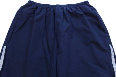 画像4: 16 米軍 U.S.NAVY RUNNING SUIT トレーニング ナイロンパンツ 紺 M/S★02 (4)