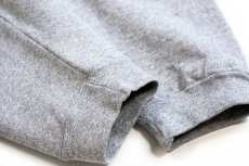 画像6: 90s USA製 The Cotton Exchange NBA CHICAGO BULLS シカゴ ブルズ 刺繍 スタンドカラー ハーフジップ スウェット 杢グレー XL (6)