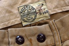画像7: 00s ポロ ラルフローレン ダブルニー コットン ダック地 ワークパンツ 茶 W38★A (7)