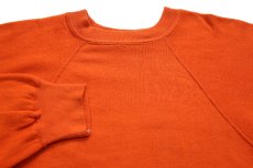 画像3: 70s USA製 Sportwear 無地 スウェット オレンジ M★ブランク (3)