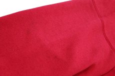 画像6: 90s USA製 乗馬 ハンドペイント アート スウェット 赤 フェード M (6)