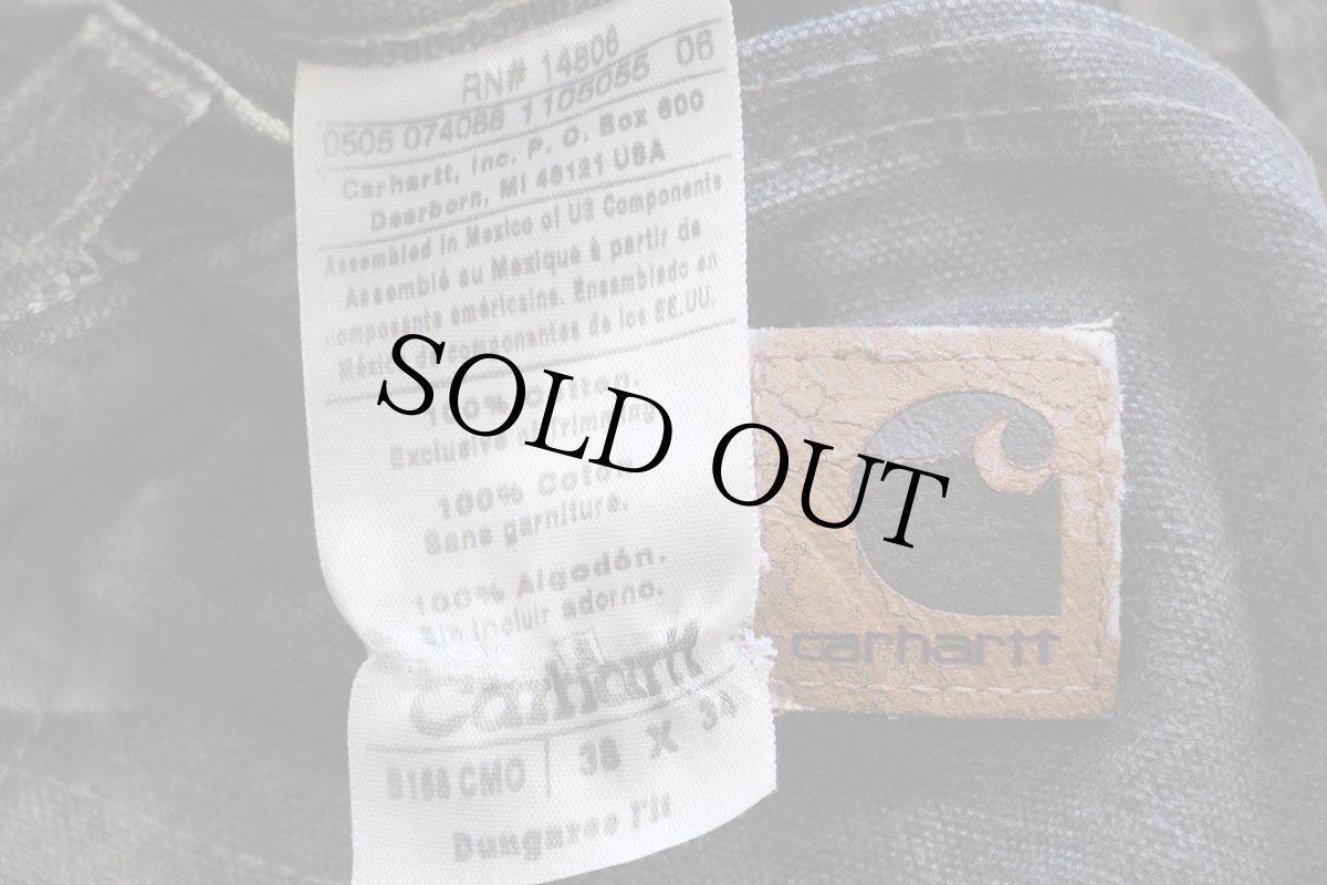 画像6: 00s メキシコ製 carharttカーハート REALTREE Hardwoods リアルツリーカモ ダック地 ペインターパンツ W38 L34 (6)