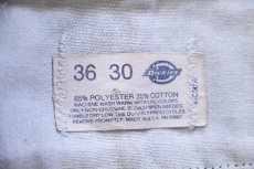 画像6: 80s USA製 Dickiesディッキーズ ツータック ワークパンツ 黒 W36 L30 (6)