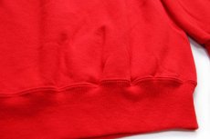 画像5: 80s USA製 Hanes 無地 スウェット 赤 XL★ブランク (5)
